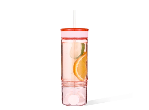 2-in-1 Acrylic Plastic Water Bottle 10017A