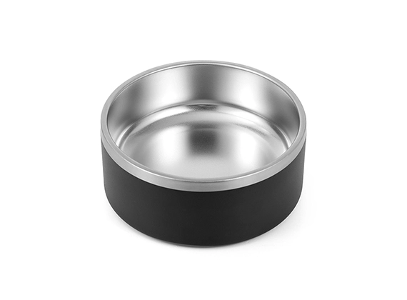 Stainless Steel Pet Bowl with Non-slip Bottom Strip 22007