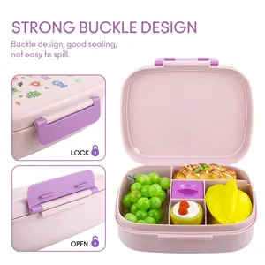 childrens plastic lunch box with handle