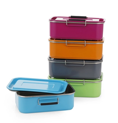 insulated rectangular lunch container