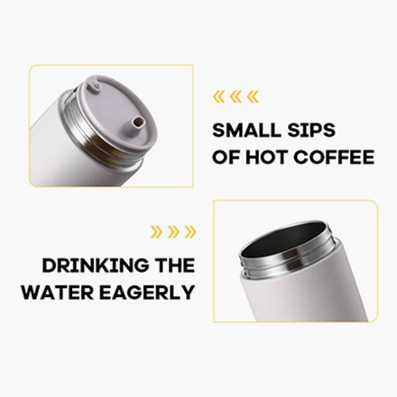 12 oz Coffee Tumbler with 2 in 1 Handle Lid